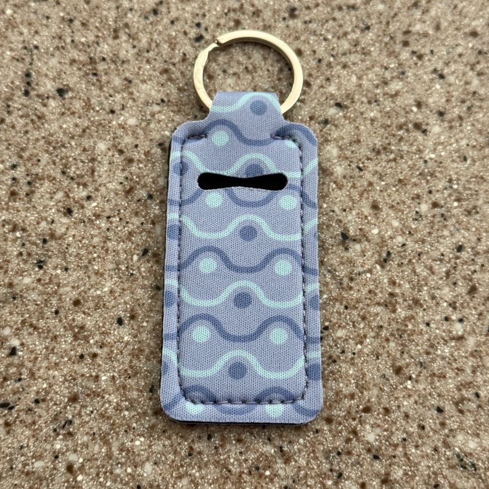Beautiful Keychain Handmade Chapstick Holder With Keyring
